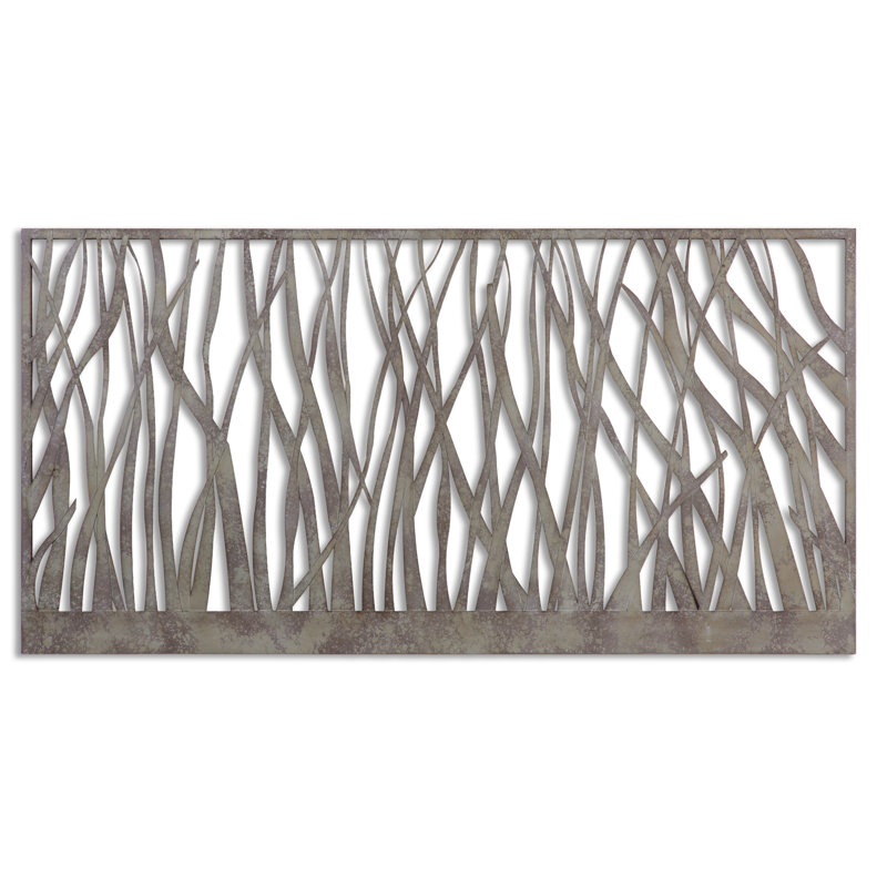 Olive/Gray Metal Wall Decor & Reviews Birch Lane